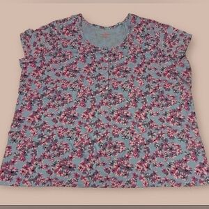 Woman Within Floral Top Size 4X